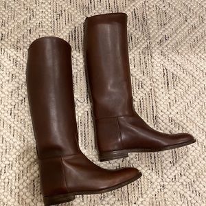 Hermes brown riding boots